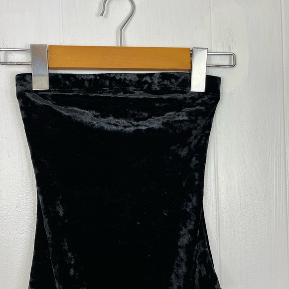 Out From Under MJ Velvet Tube Top Bodysuit Sz XS - Picture 6 of 10